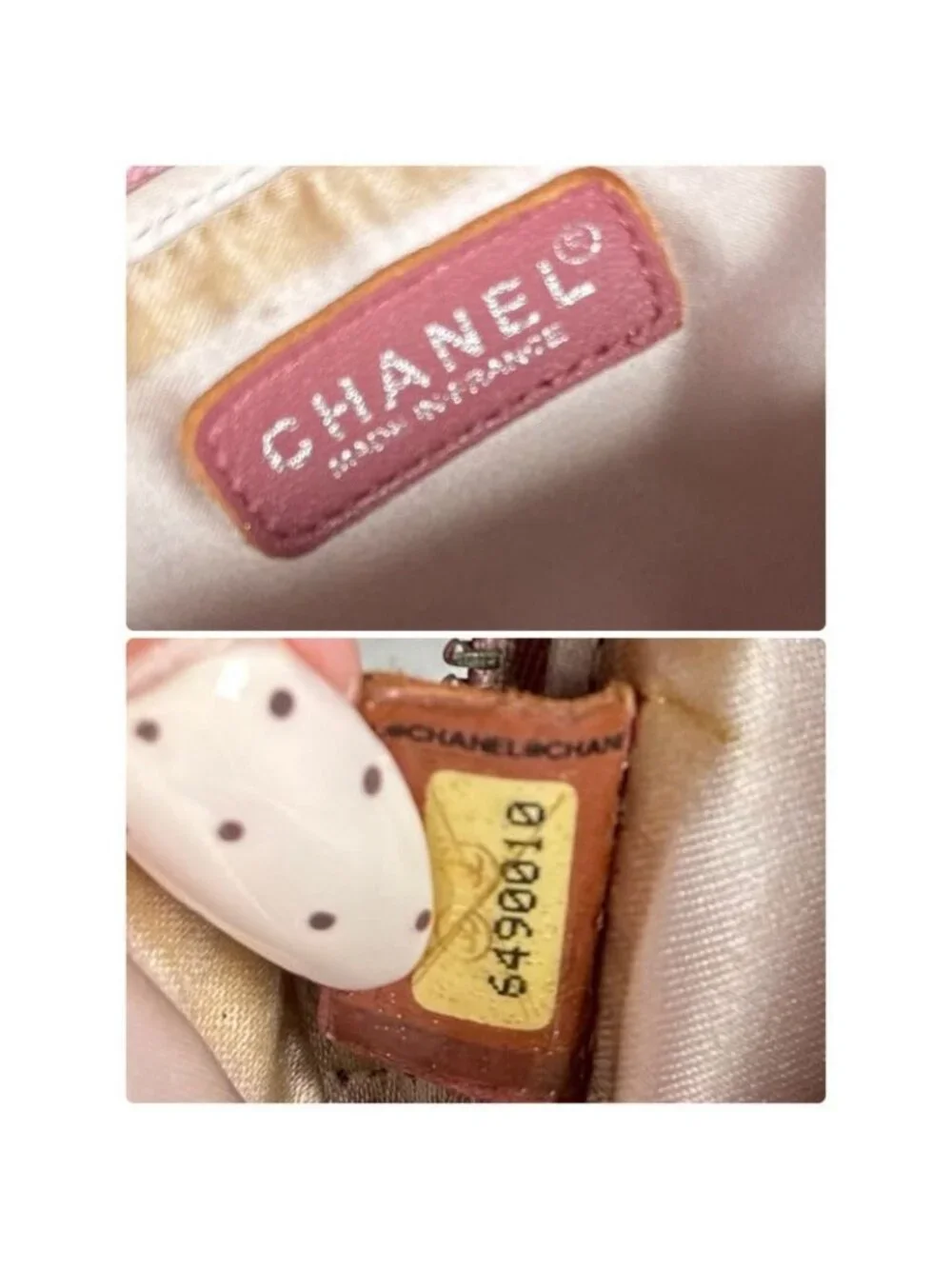 Chanel New Travel Line Coin Case Ring Mini Pouch Canvas Pink Coco